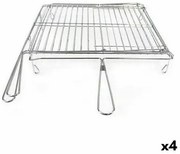 Grill Algon Cromato Girevole 40 x 45 x 10 cm (4 Unità)