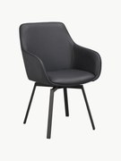 Sedie con braccioli girevoli Alison 2 pz