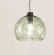 Sospensione verve- 1 luce verde attacco e14 senza base d' attacco d...