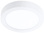 Plafoniera Moderna Fueva Z Acciaio Bianco Led Integrato 16,5W 2700 6500K Ip44