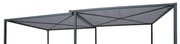 Telo di ricambio in poliestere per pergola Kiki (Set da 2) grigio 290 x 290 cm