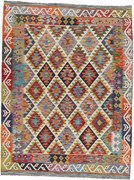 Kilim Tappeto orientale 210 x 160 (Pakistan) Annodato A Mano