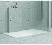 Kamalu - piatto doccia pietra 70x90 colore bianco opaco