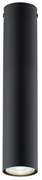 Plafoniera TECNO 1M da soffitto, base GU10, Nera Colore del corpo Nero
