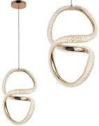 Lampada a sospensione LED G077-3CPR Gold