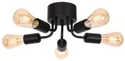Lampadario a plafone BRENDA 5xE27/60W/230V nero