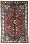 Abadeh Tappeto 150x100 Rosso (Iran) Annodato A Mano