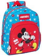 Zaino Scuola Mickey Mouse Clubhouse Fantastic Azzurro Rosso 28 x 34 x 10 cm