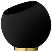 AYTM - Globe Vaso per Piante Ø37xH32,3 Black/Gold AYTM