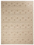 Tappeto Ayana geometrico beige, L 200 x L 150 cm