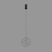 Lampadari E Sospensioni Moderno Lucciola Metallo Cromato Nero Led Integrato 4,8W