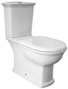 WC monoblocco washington, sedile incluso P 70.5 x L 36 x H 40 cm bianco