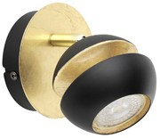 Spot Moderno Nocito In Acciaio Nero 1 Luce Gu10 3W Ip20