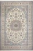 Nain Tappeto persiano 210x300 Beige (Iran) Annodato A Mano
