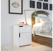 Comodino ASRA 60x45 cm bianco