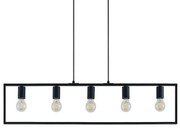 Lindby - Sherwin 5 Lampada a Sospensione Black Lindby