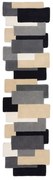 Passatoia grigia in lana 60x230 cm Collage – Flair Rugs