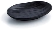 Vassoio per aperitivi Quid A'bordo Nero Plastica Ø 18 cm (12 Unità) (Pack 12x)