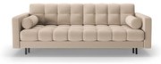Divano beige allungabile/con contenitore 222 cm Bali – Cosmopolitan Design