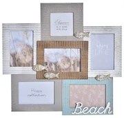 Cornice Portafoto DKD Home Decor Beach 46,5 x 2 x 44,5 cm Legno Marinaio