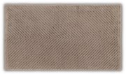 Asciugamano in cotone marrone 71x40 cm Chevron - Foutastic