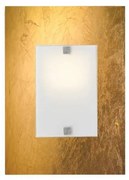 Applique glamour Leaf dorato 1X E27 LUMICOM