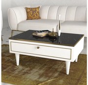 Tavolino RAVENNA 60x90 cm bianco