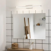 Applique LED bagno moderno Up&Down grigio IP44, luce bianco naturale 1700 lumen, INSPIRE