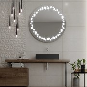 Specchio rotondo con illuminazione LED C7 premium