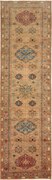 Kazak Tappeto 300x80 (Pakistan) Annodato A Mano