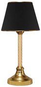 Lampada da tavolo AYD 1xE27/40W/230V nera/oro