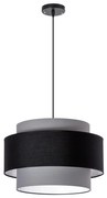 Lampadario a cavo 1xE27/60W/230V grigio