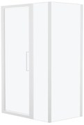 Pannello laterale per box doccia Record L 72 x H 195cm, Sp. 6 mm vetro smerigliato profilo in alluminio