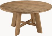 Tavolo da giardino rotondo in legno di teak Kally