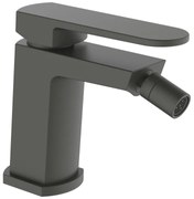 Rubinetto per bidet getto laminare cristallino Zefir AQUASANIT grigio verniciato a polvere opaco