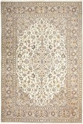 Kashan Tappeto persiano 200 x 290 Beige (Iran) Annodato A Mano