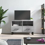 Mobile porta TV moderno in legno bianco lucido Melbourne