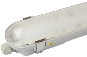 Plafoniera LED Stagna 120cm 40W CCT 6.400lm - con driver Philips CertaDrive Colore Bianco Variabile CCT