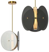Lampada black APP1675-CP Round
