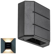 Rabalux 7319 - Applique LED da esterno LIPPA LED/6W/230V IP54 nero