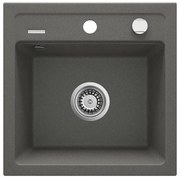 Deante ZQZ_T103 - Lavello da cucina ZORBA 44x44 cm granito/antracite