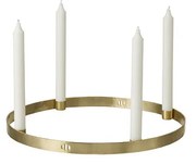 ferm LIVING - Candle Holder Circle Small Brass ferm LIVING