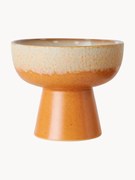 Ciotola fatta a mano con smalto reattivo 70's