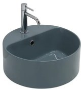 Lavabo da appoggio tondo in ceramica multicolore