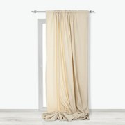 Tenda Flammè beige, fettuccia e passanti nascosti 210x320 cm