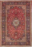 Kashan Tappeto persiano 200x300 Rosso (Iran) Annodato A Mano