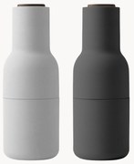 Set macina sale e pepe con coperchio in legno di noce Bottle Grinder 2 pz