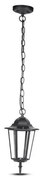 Lampadario da esterno su catena 1xE27/40W/230V IP44 nero