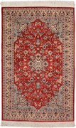 Isfahan Tappeto 210x130 Rosa (Pakistan) Annodato A Mano