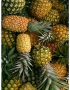 Tappeto in pvc per cucina e soggiorno con stampa ananas